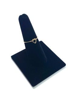 Beautiful 14KGF single heart knot ring , 14K gold filled , Sku#405K1HR7