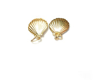 Beauty 14KHF sea shell charm , 14K gold filled , Sku #513