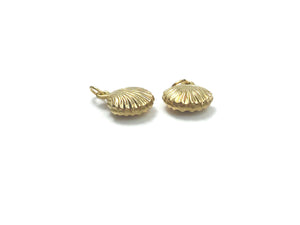 14KGF shell charm , 14K gold filled , Sku#GF/CR6/SS/D