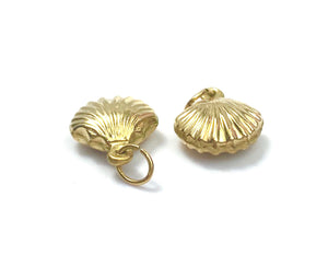 14KGF shell charm , 14K gold filled , Sku#GF/CR6/SS/D