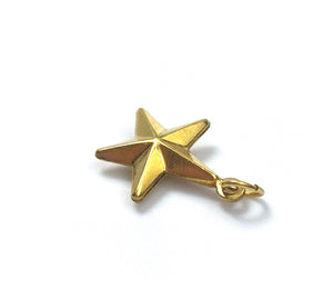 14KGF star charm , 14K gold filled , Sku # GF / CR6 / ST / D