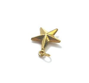 14KGF star charm , 14K gold filled , Sku # GF / CR6 / ST / D