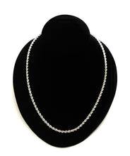 Stunning 24” 4mm Sterling Silver 925 French Rope Chain