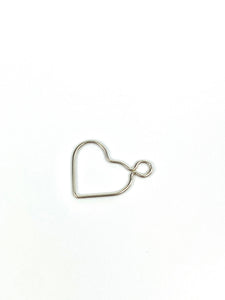 Silver Heart Charm Sku#500H155RC