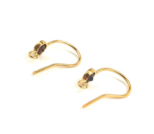 Garnet cubic zirconia, 14KGF ear wire with ring , 14K gold fill , SKU#4006425G