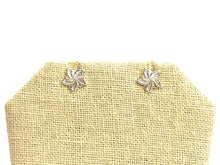 Sterling Silver Flower Studs Earring , Sku#E8-5