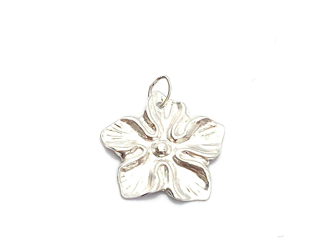 Sterling Silver Wild Flower Pendant , Sku#1159-C