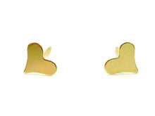 14KGF Heart Studs , Sku#403-4