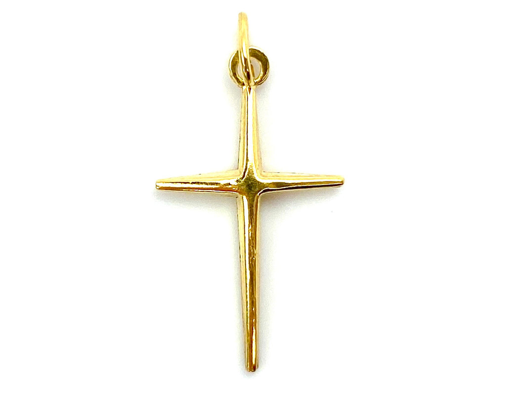 14KGF Cross Charm , Sku#GF/CR6/CR9