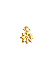 14KGF Flower charm , Sku#1819-C