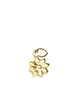 14KGF Flower charm , Sku#1819-C