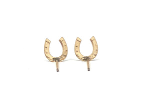 14KGF horse shoe studs, 14K gold filled , SKU#42A-4