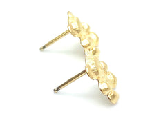 14KGF Teddy Bear Studs , Sku#709-4