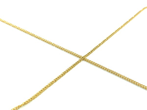 14KGF 0.75mm Curb Cable Footage Chain, 14K Gold Filled, 14K Gold Fill, 14K Gold, Sku: 4012672S25