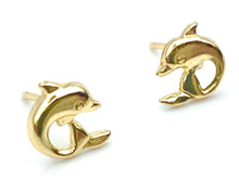 14KGF Dolphin Studs , Sku#2019-4