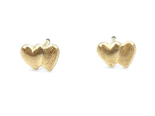 14KGF Double Heart , Sku#113-4