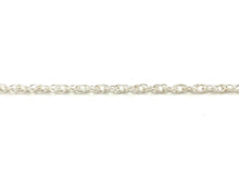 Beautiful 2mm Sterling Silver Rope Chain, SS, Sku:15R