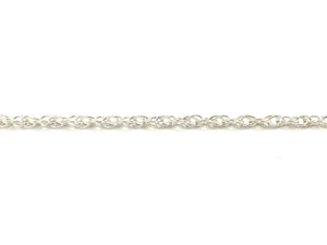 Beautiful 2mm Sterling Silver Rope Chain, SS, Sku:15R