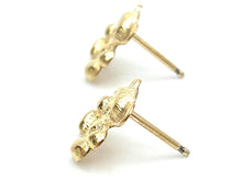 14KGF Teddy Bear Studs , Sku#709-4