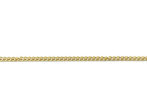 14KGF 0.75mm Curb Cable Footage Chain, 14K Gold Filled, 14K Gold Fill, 14K Gold, Sku: 4012672S25