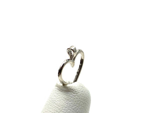 14K heart charm, Rose gold & White gold, SKU#L-137