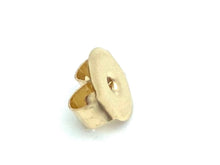 14KGF Ear Clutch Round , Sku#50-1C