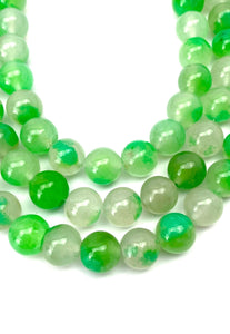 Momo jade bead strand, SKU# B4