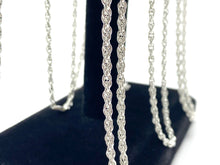 2.2mm sterling silver double rope chain, 18 - 24 inch, SKU# 22R