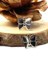 14K gold , Rose gold and white gold , butterfly charm , SKU# L-21