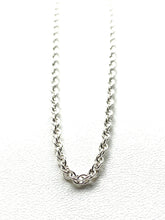 2.2mm sterling silver double rope chain, 18 - 24 inch, SKU# 22R