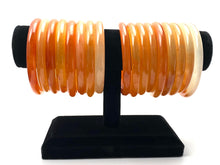 Orange pop jade bangle, SKU#JB009