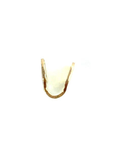 14K Solid Gold 2mm End Cap, Sku#YG/960