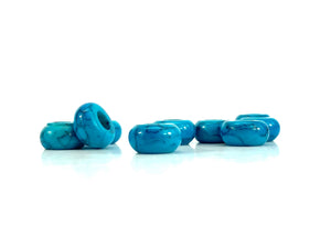 Man-made Donut Jade Beads, Sku#BG51