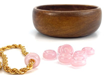 Pink Donut Jade Beads, Sku#BG47