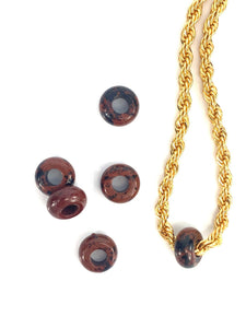 Donut Jade Beads, Sku#BG76