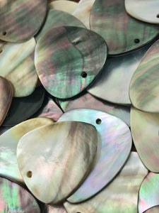 Black Tahitian Mother Of Pearl Beads Sku#M565