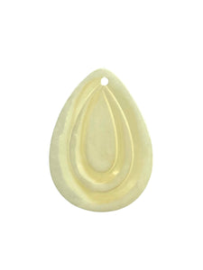 White South Sea Mother Of Pearl Beads, Sku#M632