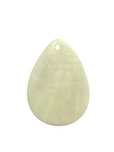 White South Sea Mother Of Pearl Beads, Sku#M632