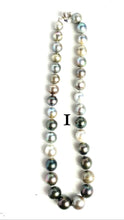 Stunning Tahitian pearl necklace with sterling silver clasp , SKU# 11141