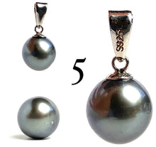 Sterling silver Tahitian Pearl pendant, SKU#11137