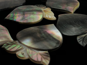 Black Tahitian Mother Of Pearl Turnip Sku#M323