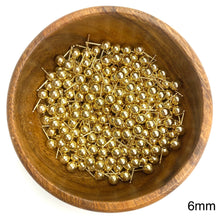 14K Gold Filled Bead Studs, Sku#14KGFCS