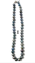 Tahitian pearl necklace w/ 14KGF and sterling silver clasp, SKU# 11139