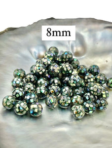 Abalone pearl beads, 6MM - 16MM, 100% Natural Colors, SKU# M837