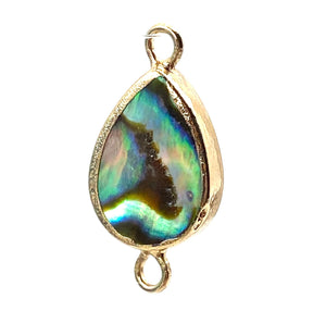 Tear drop abalone mother of pearl charm, SKU# M766