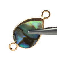 Tear drop abalone mother of pearl charm, SKU# M766