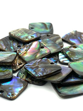 Square abalone mother of pearl charm, SKU# M854