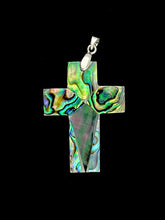 Abalone Cross Pendant, Sku#M924