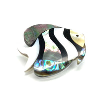 Fish Shaped Abalone Mother of Pearl Pin SKU: M946