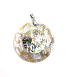 Abalone mother of pearl pendant, SKU#M821